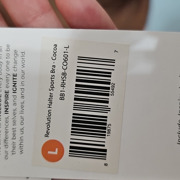 buffbunny Revolution Halter sports bra cocoa - Picture 4 of 4